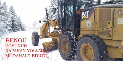 Bafra Belediyesi’nden Kardan Kapanan Yollara Anında Müdahale