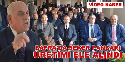 Bafra'da şeker Pancarı Üretimi Ele Alındı
