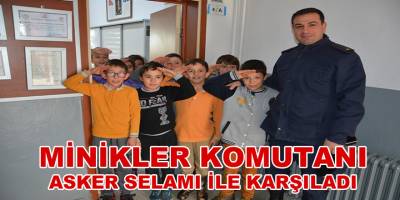 İnikler Komutanı  Asker Selamı İle Karşıladı
