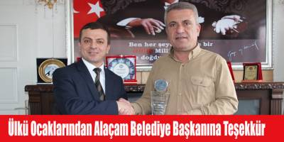 Ülkü Ocaklarından Alaçam Belediye Başkanına Teşekkür