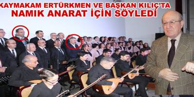 Protokol koroyla beraber şarkı söyledi
