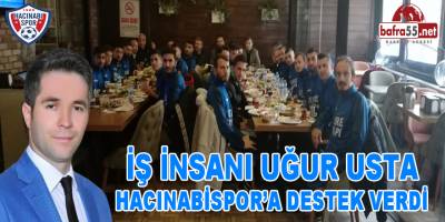 Bafralı İş İnsanı Uğur Usta Hacınbaispor'a Destek Verdi