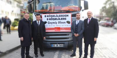 AYVACIK HALKINDAN DEPREM BÖLGESİNE YARDIM SEFERBERLİĞİ