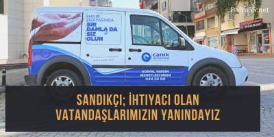 Sandıkçı; İhtiyacı olan vatandaşlarımızın yanındayız
