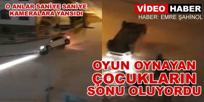 Samsun'da buzlanan yolda kaza! O anlar kamerada