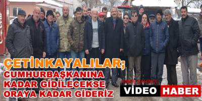 Çetinkaya Mahallesi Otogar İnşaatının Devam etmesini İstiyorlar