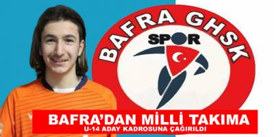 Bafra’dan Milli Takıma