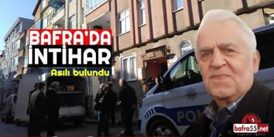 Bafra'da Doğalgaz Borusuna Kendisini Astı