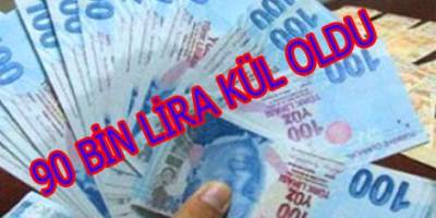 KURBAN'DAN KAZANDIĞI PARA KÜL OLDU