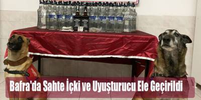 Bafra'da Sahte İçki ve Uyuşturucu Ele Geçirildi