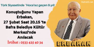 Konuştuğunu Yapan Adam 27 Şubat'ta anılacak