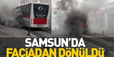 Samsun'da faciadan dönüldü!