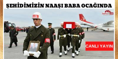 Şehit Uzman Onbaşı Şükrü Elibol'un Naaşı Baba Ocağında