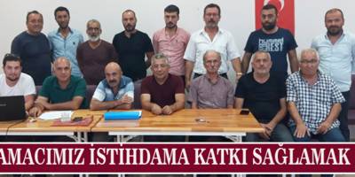 AMACIMIZ İSTİHDAMA KATKI SAĞLAMAK