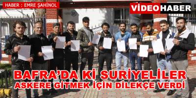 Suriyeliler İdlib'e gönüllü asker olmak için  dilekçe verdi