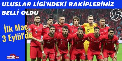 Türkiye'nin UEFA Uluslar Ligi'ndeki Maç Programı Açıklandı