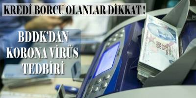 BDDK'DAN KORONA VİRÜS TEDBİRİ