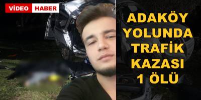 Bafra'da Trafik kazası 1 Ölü