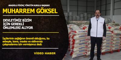 Muharrem Göksel ; Devletimiz bizim İçin gerekli önlemleri alıyor