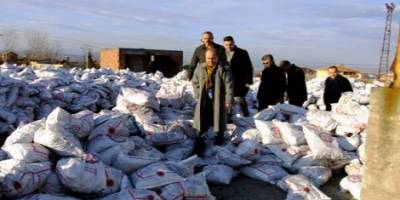 BAFRA'DA 8 BİN TON KÖMÜR DAĞITIMI