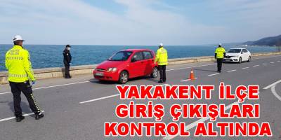 Yakakent'te Araç Giriş Çıkışlarına İzin Verilmiyor