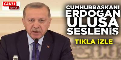 Recep Tayyip Erdoğan Ulusa Seslenişi