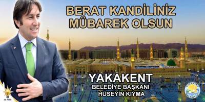 Hüseyin Kıyma Berat Kandili Mesajı