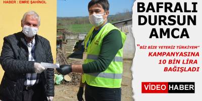 Çiftçi Dursun Çetinkaya'dan 10 Bin Lira Bağış