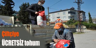 Çiftçiye ÜCRETSİZ tohum