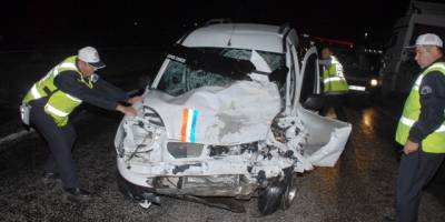 TRAFİK KAZASI: 5 YARALI