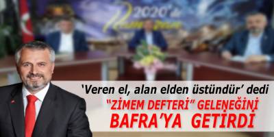 Kılıç, "Veren el, Alan Elden Üstündür"