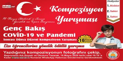 19 Mayıs Belediyesi’nden Pandemi Sonrası Dünya Düzeni Komposizyon Yarışması