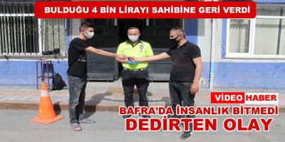 Bulduğu Parayı Sahibine Geri Verdi