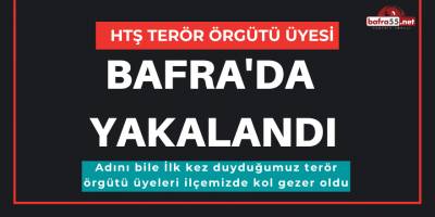 Htş Terör Örgütü Üyesi Bafra'da Yakalandı