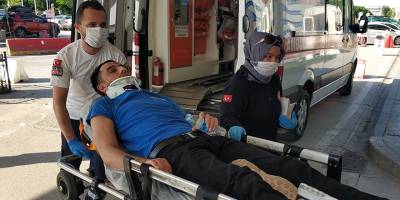 İlkadımda Trafik Kazası 1 Yaralı