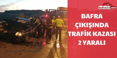 Alkollü sürücü bariyerlere çarptı: 2 yaralı