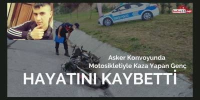 Motosikletiyle Kaza Yapan Genç Hayatını Kaybetti