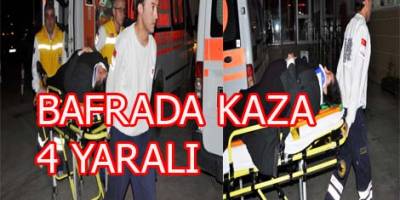 OTOMOBİL TAKLA ATTI:4 YARALI
