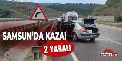 Samsun'da Kaza! 2 Yaralı