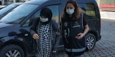 FETÖ'den gözaltına alınan kadın adliyede