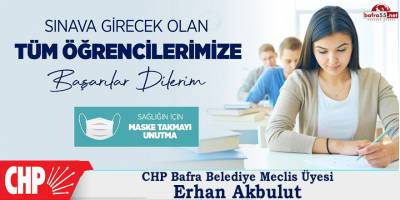 Meclis Üyesi Akbulut, Lgs'ye Girecek Öğrencilere Başarılar Diledi