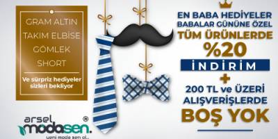 MODASEN'DEN BABALAR GÜNÜNE ÖZEL KAMPANYA!
