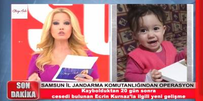 Kaybolduktan 20 gün sonra cesedi bulunan Ecrin Kurnaz’la ilgili yeni gelişme