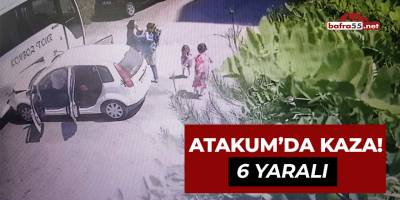Atakum'da Kaza! 6 yaralı