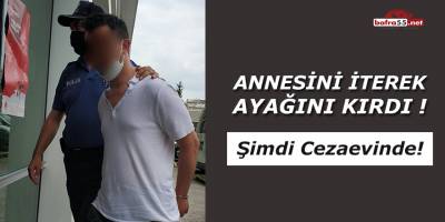 Annesini İterek Ayağını Kırdı !