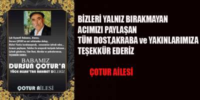 ÇOTUR AİLESİ TAZİYE