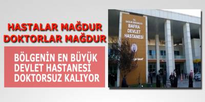 BAFRADA HASTALARDA MAĞDUR DOKTORLARDA