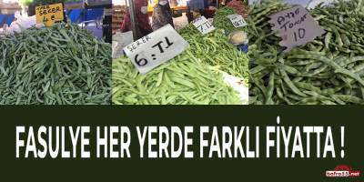 Fasulye Her Yer Farklı Fiyatta!