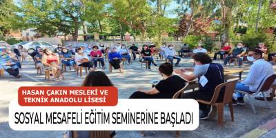 Koronavirüs Tedbirleriyle Öğretmenlerin Seminer Çalışması Başladı