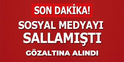 Sosyal medyada müstehcen paylaşım yapan şahıs gözaltına alındı